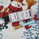 LANBEIDE Updated Diamond Painting Sealer 200ML with Silicone Brush, 5D Diamond Painting Glue Sealer Permanent Hold & Shine Effect Conserver for Jigsaw Puzzles (7 OZ) LANBEIDE