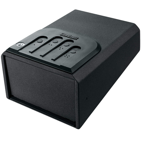 GunVault MiniVault - Quick Access Automatic Slide-Out Handgun Safe with Patented No-Eyes® Keypad (1 Pistol Capacity) GunVault