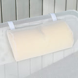 Outsunny Folding Chaise Lounge Chair, Pool Sun Tanning Chair, Outdoor Lounge Chair with Reclining Back, Breathable Mesh Seat, Headrest for Beach, Yard, Patio, Cream White Outsunny