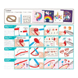 C.S. Kids DIY Paper Quilling Arts & Crafts Gifts – Unicorn| 3D Paper Quilling Design Kits for Kids, Make Your Own Paper Art (Paper Strips & Tools Included) C.S.KIDS