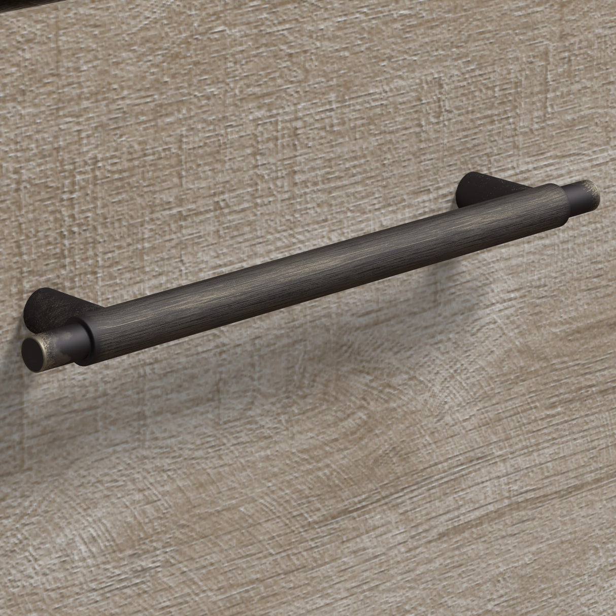 Bush Business Furniture Key West Casual End Table with Drawer in Washed Gray Bush Business Furniture