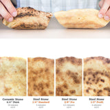 NerdChef Steel Stone - High Performance Pizza Baking | Made in USA (14.5" x 16") - (.375" Thick - Pro) Nerd Chef