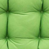 QILLOWAY Patio Cushions, 5 Piece Set - Outdoor Wicker Seat Cushions for Loveseat/Bench, All Weather, Green, Polyester Fill, Medium Firmness, Recyclable QILLOWAY