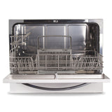 BLACK+DECKER BCD6W 6 Place Setting ENERGY STAR Portable Compact Countertop Dishwasher BLACK+DECKER
