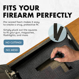 We The People Patriotic Gun Concealment Furniture - Handcrafted Hidden Gun Storage Wall Decor - Hidden Gun Shelf with Magnetic Lock for Quick Access - by Bellewood Designs (Black and White) Bellewood Designs