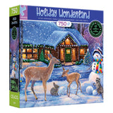 Ceaco - Glow in The Dark - Holiday Wonderland - 750 Piece Jigsaw Puzzle Ceaco
