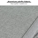 HOOOWOOO 12 Piece Modular Patio Outdoor Sectional Furniture Sofa Set,Wicker Conversation Set,Out Door Couch Set with Wide Arm for Outside All Weather(Dark Grey) HOOOWOOO