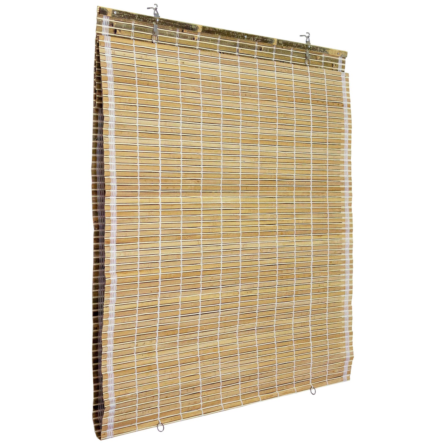 Red Lantern Burnt Bamboo Cordless Window Shade - Natural 36" W