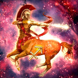 SUNKOO 12×12 inches DIY 5D Diamond Painting Full Constellation Diamond Painting by Numbers Diamond Embroidery Dotz Kit Arts Crafts,Sagittarius LeePakQ