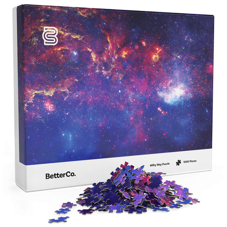BetterCo. - Milky Way Puzzle 1000 Pieces -Difficult Jigsaw Puzzles 1000 Pieces - Challenge Yourself with 1000 Piece Puzzles for Adults and Teens BetterCo.