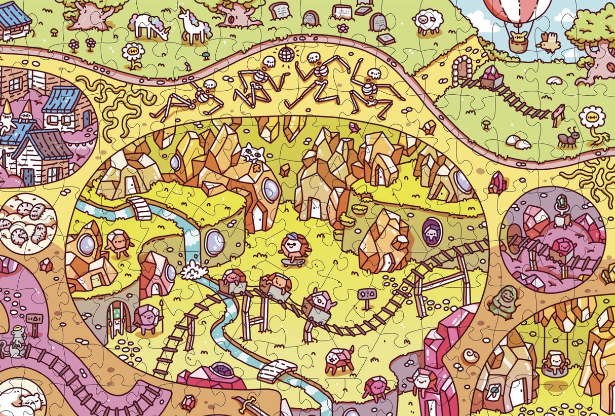 The Crystal Caves • 1000 Piece Jigsaw Puzzle from The Magic Puzzle Company • Series Two Magic Puzzle Company