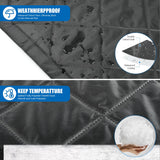 Garage Door Screen for Winter，Garage Door Insulation Kit，Magnetic Thermal Insulated Door Curtain for Garage Door, Garage Insulated Door Curtain ， Weatherproof, Windproof, Soundproof(9 * 7Ft) LIAMST
