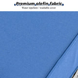 HOOOWOOO Outdoor Patio Sectional Furniture Sofa Set with Widened Armrest,12 Piece Large Modern Wicker Couch,Modular L Shaped Conversation Seating Set with Table for Out Door Garden Corner(Navy Blue) HOOOWOOO