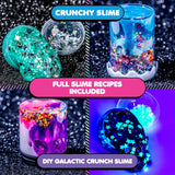 Galaxy Slime Kit for Kids Ages 8-12 - DIY Space Slime Set with Glow-in-The-Dark Effects and 20+ Fun Add-Ins - for Boys and Girls Who Love Creative Play YOLO Attitude
