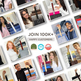 MORALVE Pants Hangers Space Saving - 2 Pack European Beechwood Scarf and Jean Hangers - Closet Organizer and Space Saver Pant Rack, Leggings Hanger, and Scarf Holder with 360° Swivel Hook MORALVE