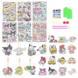 FFPTBNYX 27 Pcs Diamond Art Kits for Beginners, Cute DIY Diamond Arts Mosaic Kits & Stickers & Keychains.Arts and Crafts for Beginners, Gem Art As Ideal Gifts FFPTBNYX