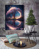 KINPLUB 5D Diamond Painting Kits for Adults, Tree Diamond Art Kits for Beginners, DIY Full Round Drill Paint with Diamond Pictures Gem Art, Home Wall Decor 12 x 16 Inch KINPLUB