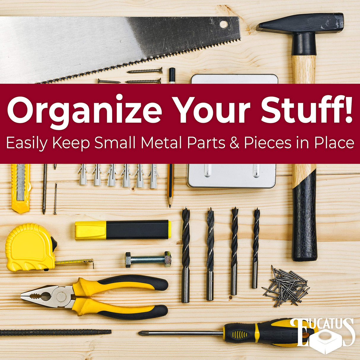 Magnetize Memories with 8x10 in Adhesive Photo Magnets 10 pack. Peel and Stick Magnetizers Turn School Crafts, Family Pictures or Kids Art Into Durable, Flexible Gifts. Custom Sheets for Fridge or Car EUCATUS BEST PRODUCTS & GIFTS