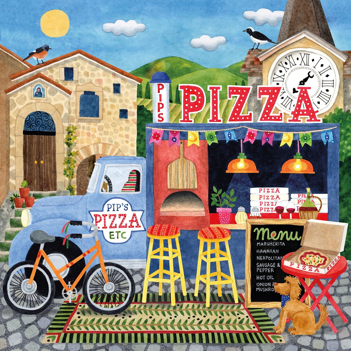 Ceaco - Food Trucks - Pip's Pizza Truck - 500 Piece Jigsaw Puzzle