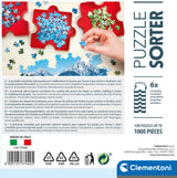 Clementoni- Puzzle Sorter: 6 Trays for Easy Jigsaw Puzzle Sorting Up to 1000 Pieces (10+ Months) Clementoni