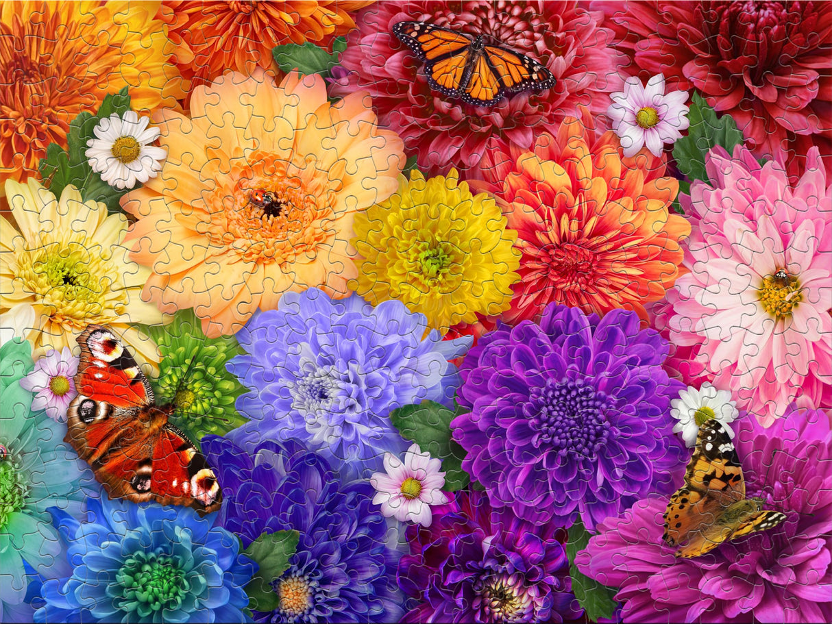 Ceaco - Flower Spectrum - 300 Oversized Piece Jigsaw Puzzle Ceaco