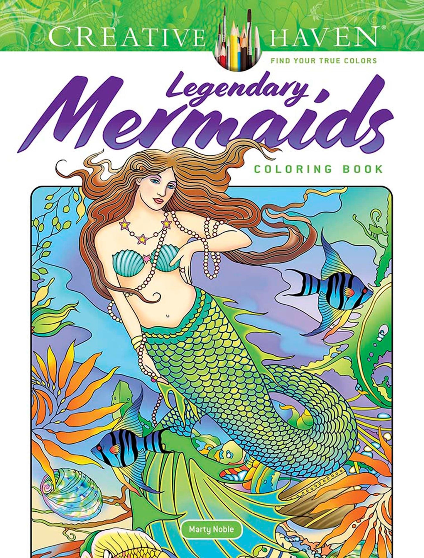 Creative Haven Legendary Mermaids Coloring Book (Adult Coloring Books: Fantasy)