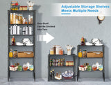 6-Tier Metal Wire Shelving Unit Snack Shelf Height Adjustable Storage Rack NSF Certified Storage Shelves 900 Lbs Capacity Standing Utility Shelf for Laundry Kitchen Pantry Garage Organization Capacmkseh