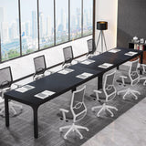 Tribesigns 6.5FT Conference Table, 78.7 Inche Rectangle Meeting Seminar Table, Large Business Tables for 6-8 People (Only Table) Tribesigns