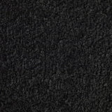 Christopher Knight Home Yule Living Room Wooden 3-Seater Sofa, Boucle Fabric Upholstered Lounge Sofa Couch, Home Office/Bedroom Sofa Chair with Accent Pillow, Comfy Reading Cloud Sofa, Black + Brown Christopher Knight Home