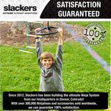 Slackers Ninja-Spinner Wheel - Outdoor Ninja Warrior Training Equipment for Kids - Easily Attaches to Your Ninjaline Obstacle Course - The Prefect Addition to Your Outdoor Play Equipment! Slackers