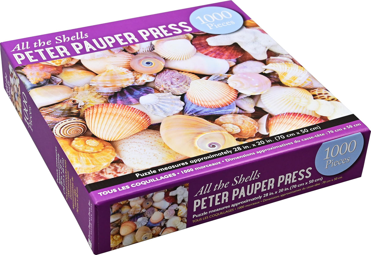 All the Shells 1000-Piece Jigsaw Puzzle PETER PAUPER PRESS