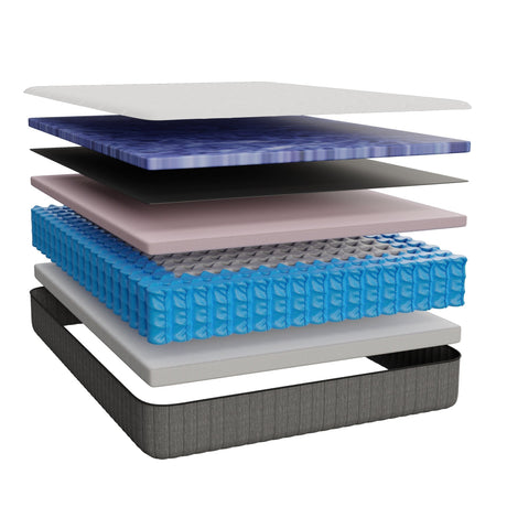 Ghostbed Massage Mattress Hybrid Profile HouseOfZazla
