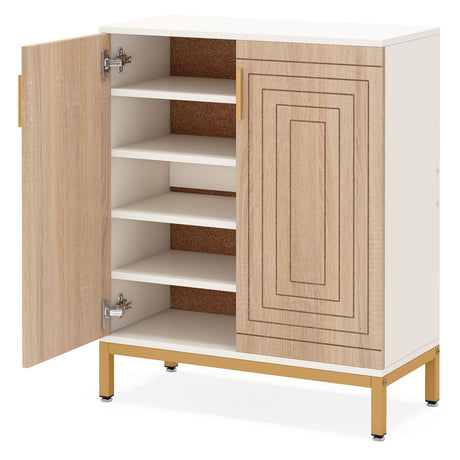 Shoe Cabinet With Doors, 5 Tiers Shoe Storage Organizer HouseOfZazla