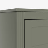 6-Drawer Double Dresser in Olive
