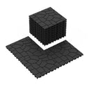 New Stone Texture Patio Deck Tiles, Diy Interlocking Floor Tiles, Easy Installation HouseOfZazla