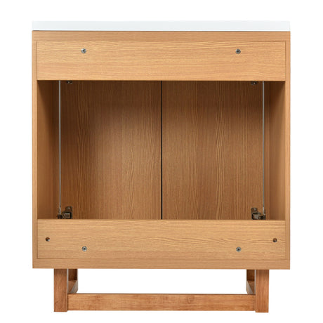 Bathroom Vanity Set With Sink, Combo Cabinet, Bathroom Storage Cabinet, Solid Wood Frame HouseOfZazla