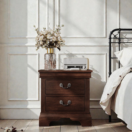 Nightstand With 2 Drawers HouseOfZazla