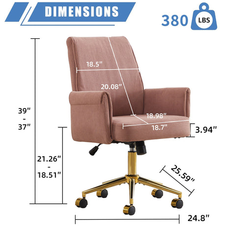 Ergonomic Mid Back Office Chair HouseOfZazla
