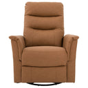 Manual Recliner Chair With 8-Point Massage and Swivel Function HouseOfZazla