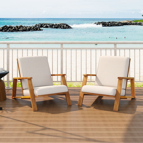 Outdoor Patio Lounge Chair Set of 2 HouseOfZazla
