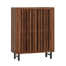 6 Tier Shoe Cabinet With Louvered Doors HouseOfZazla