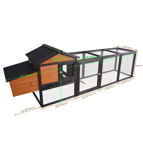 Chicken Coop With Run And Nesting Box HouseOfZazla