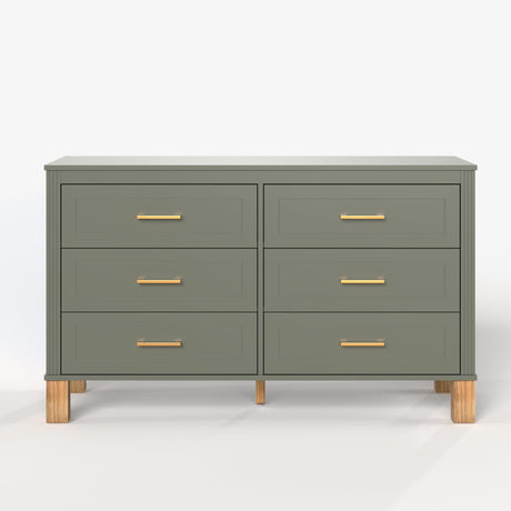 6-Drawer Double Dresser in Olive HouseOfZazla