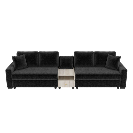 Modular Sofa Couch With Storage Armrest And Center Console HouseOfZazla