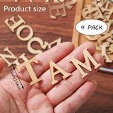 96 Pieces Wooden Greek Letter Unfinished Single Layer Greek Alphabets for DIY Painting Crafts Home Decoration (1 Inch) WoodArtSupply