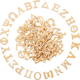 96 Pieces Wooden Greek Letter Unfinished Single Layer Greek Alphabets for DIY Painting Crafts Home Decoration (1 Inch) WoodArtSupply