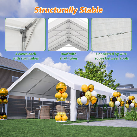 20x32 FT Party Tent with Removable Sidewalls & Storage Bags HouseOfZazla