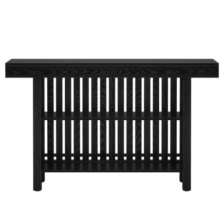2 Tier Mini Bar Table For Kitchen - Black HouseOfZazla