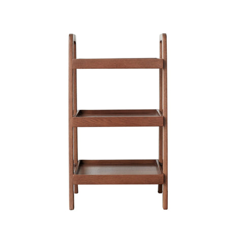 Premium Storage Organizer, 3-Tier Beech Shoe Rack For Entryway, Living Room - Walnut HouseOfZazla