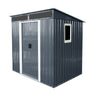Outdoor Metal Storage Shed With Window And Transparent Plate For Garden, Lawn HouseOfZazla